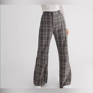 Free People Plaid Jules Pant